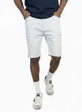 Makobi distressed denim shorts - White