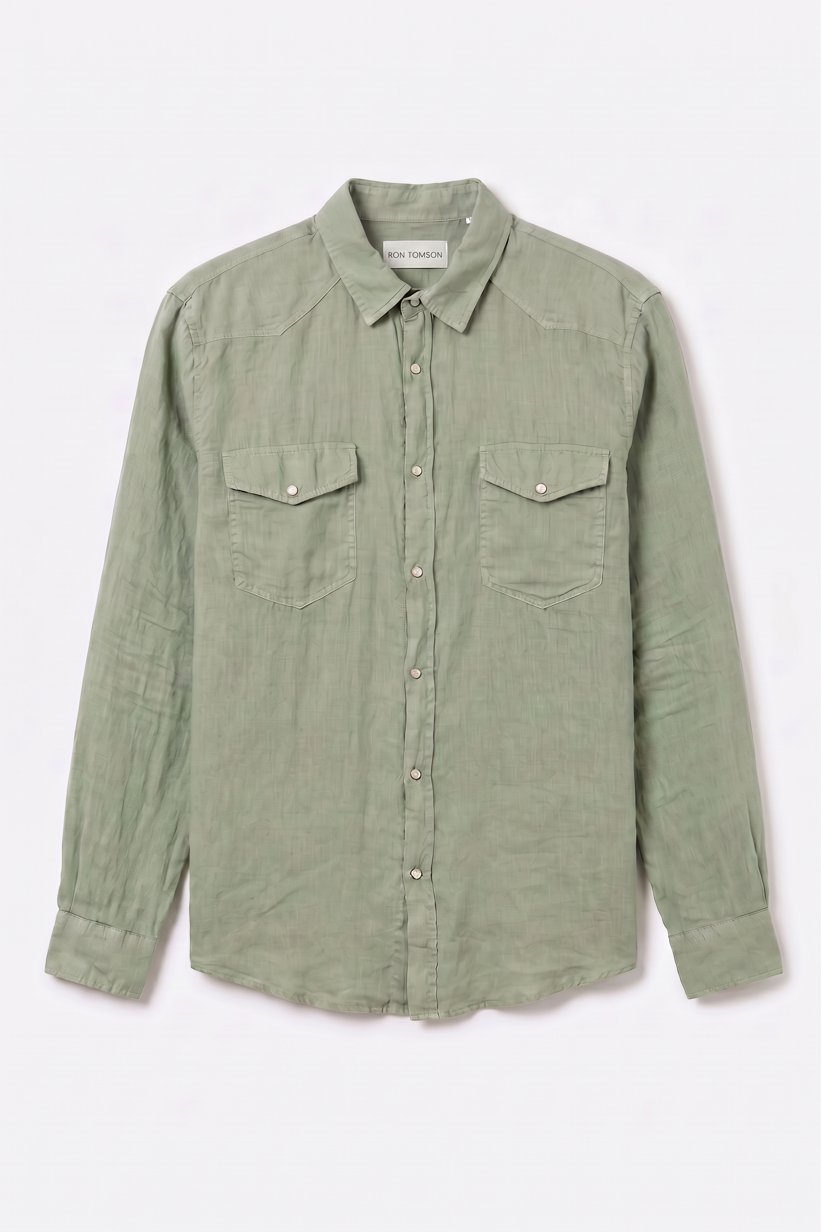 Ron tomson western linen shirt