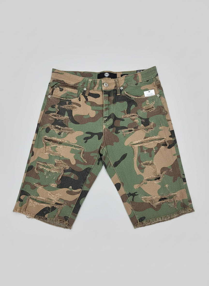 Jordan Craig camo twill shorts
