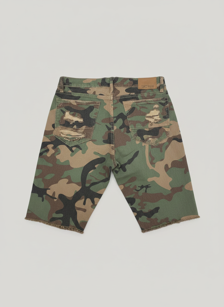 Jordan Craig camo twill shorts